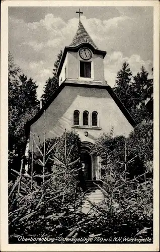 Ak Oberbärenburg Altenberg im Erzgebirge, Waldkapelle