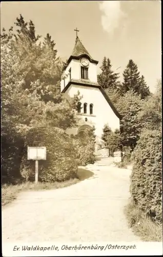Ak Oberbärenburg Altenberg im Erzgebirge, Ev. Waldkapelle