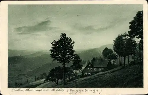 Ak Aschberg Klingenthal im Vogtland Sachsen, Panorama vom Ort