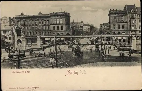 Ak Berlin Kreuzberg, Hallesches Tor