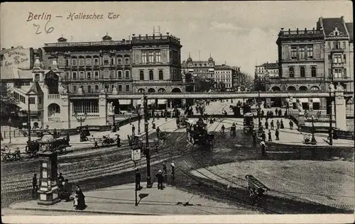 Ak Berlin Kreuzberg, Hallesches Tor