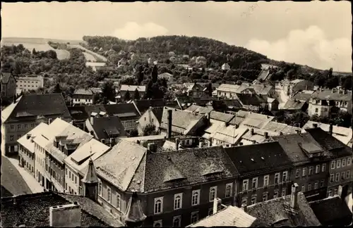 Ak Kamenz in Sachsen, Panorama, Im Hintergrund der Hutberg