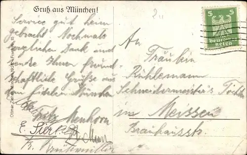 Ak München, Bierkutsche, Münchner Kindl