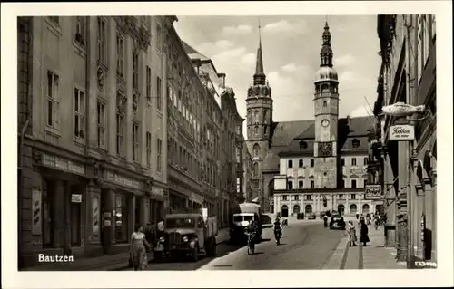 Ak Bautzen in der Oberlausitz, Ortspartie, Fischhaus Otto Weber