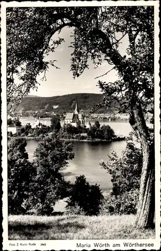 Ak Maria Wörth am Wörthersee Kärnten, Panorama