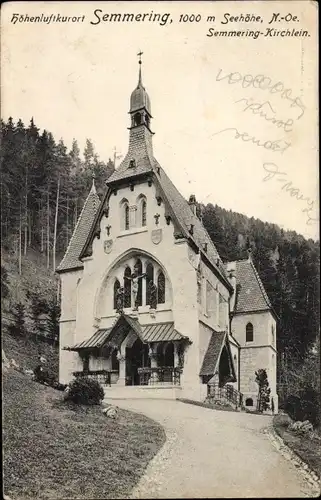 Ak Semmering in Niederösterreich, Semmering-Kirchlein