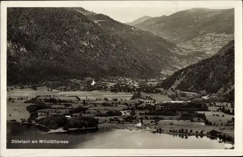 Ak Döbriach Kärntenm, Panorama, Ort am Millstättersee