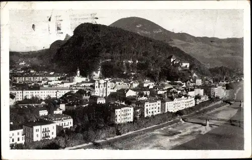 Ak Salzburg in Österreich, Neustadt mit Kapuzinerberg