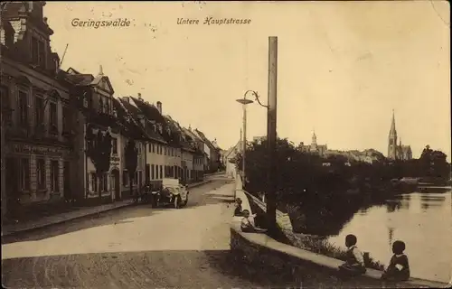 Ak Geringswalde Sachsen, Untere Hauptstraße