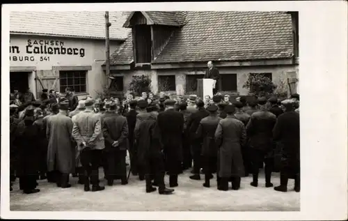 Foto Ak Callenberg in Sachsen, BSS Callenberg, Landesverband Sachsen, Abstimmungsstation Callenberg