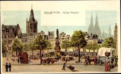 Ak Köln am Rhein, Alter Markt