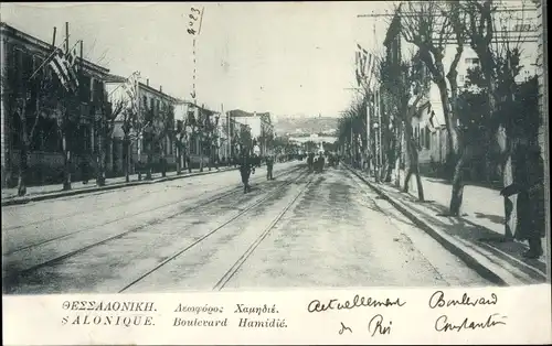 Ak Thessaloniki Griechenland, Boulevard Hamidie