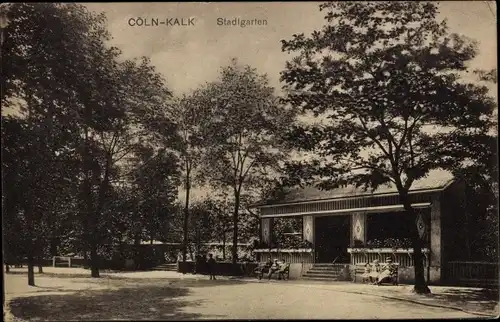 Ak Kalk Köln am Rhein, Stadtgarten