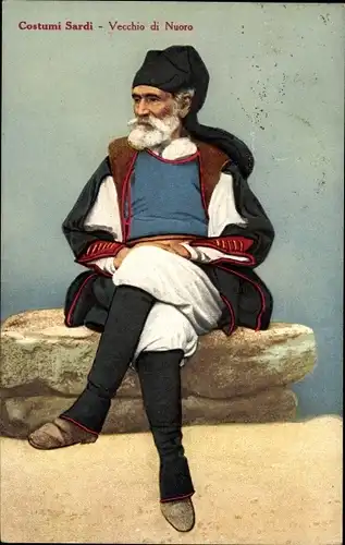 Ak Mann in italienischer Tracht, Portrait