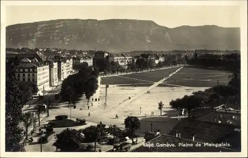 Ak Genève Genf Stadt, Plaine de Plainpalais