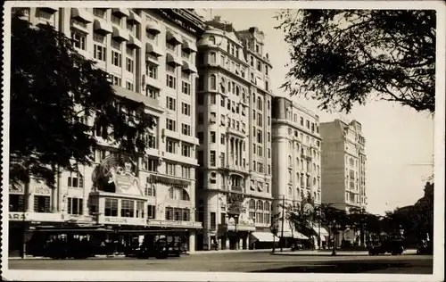 Ak Rio de Janeiro Brasilien, Trecho da Avenida Rio Branco