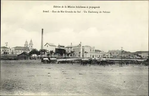 Ak Brasilien, Etat de Rio Grande do Sul, Un Fraubourg de Pelotas