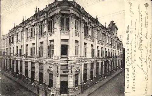 Ak Buenos Aires Argentinien, Correos y Telegrafos