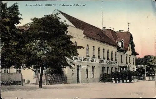 Ak Dresden Nordost Bühlau, Kurhaus und Gasthof