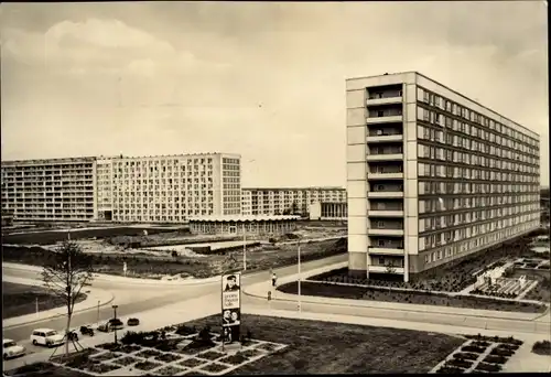 Ak Halle Neustadt, Wohnkomplex, Plattenbauten