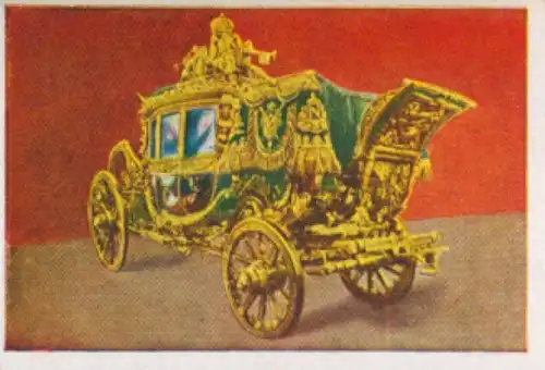 Sammelbild Die bunte Welt Album 1 Bild 202, Alte Prunkwagen, Krönungswagen Napoleons I