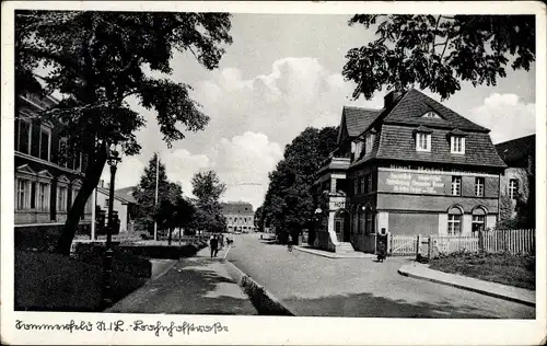 Ak Lubsko Sommerfeld in der Niederlausitz Ostbrandenburg, Bahnhofstraße, Hotel