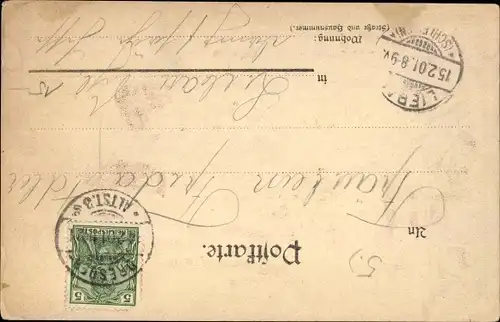 Litho Dresden Zentrum Altstadt, Foyer im Königlichen Hoftheater