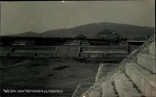 Foto Ak San Juan Teotihuacán Mexico, La Ciudadela