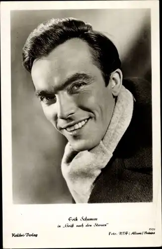 Ak Schauspieler Erik Schumann in Griff nach den Sternen