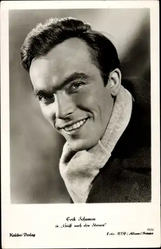 Ak Schauspieler Erik Schumann in Griff nach den Sternen