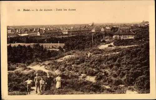 Ak Knokke Heist Heyst Knocke sur Mer Westflandern, In de duinen, Dans les dunes