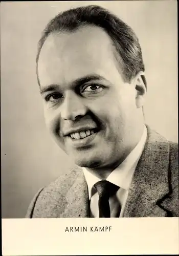 Ak Sänger Armin Kämpf, Portrait