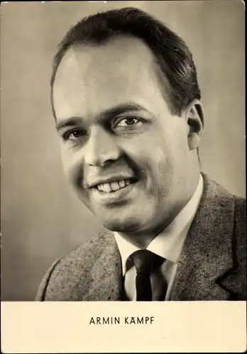 Ak Sänger Armin Kämpf, Portrait