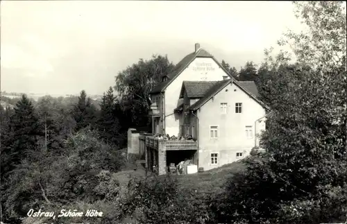 Ak Ostrau Bad Schandau Sächsische Schweiz, Schöne Höhe