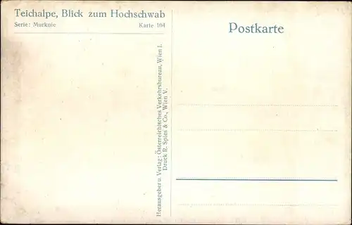 Ak Steiermark, Teichalpe, Hochschwab