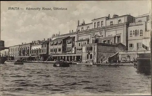 Ak Vittoriosa Malta, Admiralitätshaus