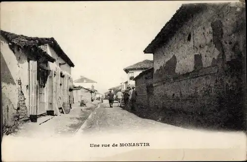 Ak Bitola Monastir Mazedonien, A-Straße