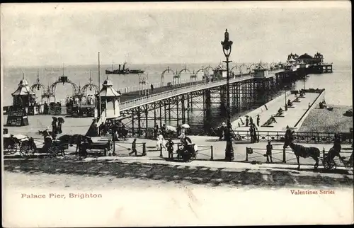 Ak Brighton East Sussex England, Palace Pier