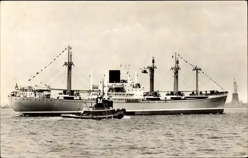 Ak MS Mississippi Lloyd, Koninklijke Rotterdamsche Lloyd, KRL, Frachtschiff