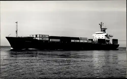Foto Ak Frachtschiff Geyerfels, Containerschiff, DDG Hansa