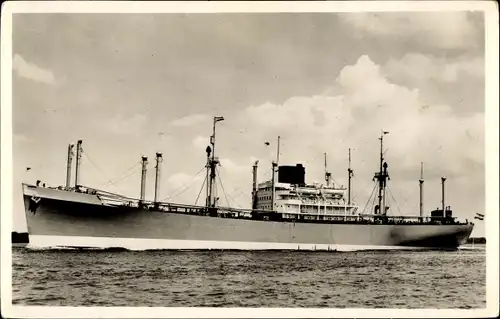 Ak SS Zeeland, Koninklijke Rotterdamsche Lloyd, KRL, Frachtschiff
