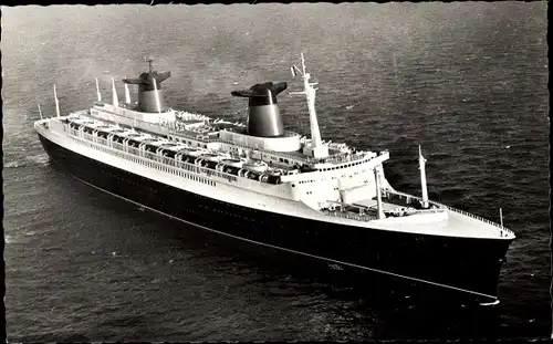 Ak Paquebot France, Compagnie Generale Transatlantique CGT, French Line