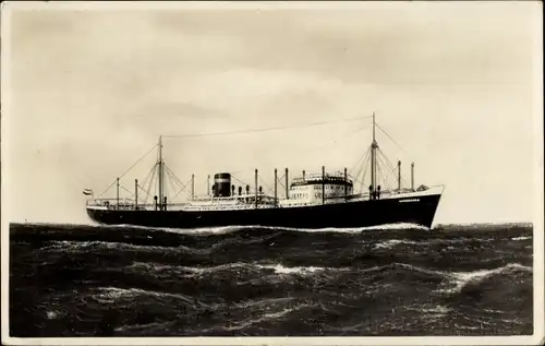 Ak Frachschiff Arnskerk, VNS Vereenigde Nederlandsche Scheepvaart Maatschappij