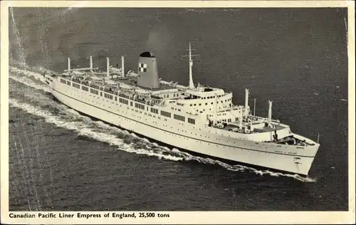 Ak Canadian Pacific Liner Empress of England, CPS