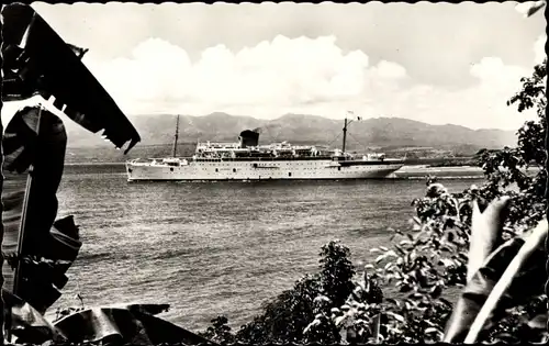 Ak Paquebot Kolumbien, CGT, französische Linie