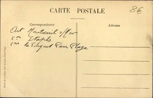 Ak Le Touquet Paris Plage Pas de Calais, Pecheuses de Crevettes