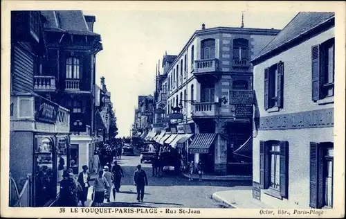 Ak Le Touquet Paris Plage Pas de Calais, Rue St. Jean