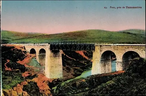 Ak Antananarivo Tananarive Madagaskar, Brücke