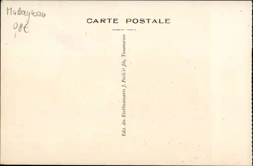 Ak Antananarivo Tananarive Madagaskar, Brücke