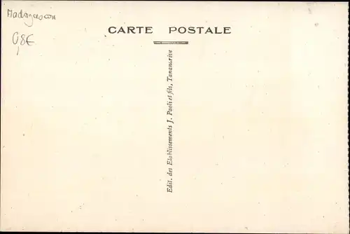 Ak Périnet Madagaskar, Bahnhof mit Umgebung